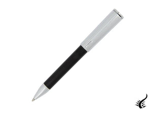 Aurora TU Ballpoint Pen - Black Resin - Chromed - T31CN