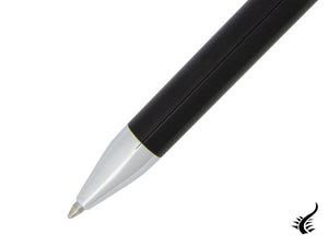 Aurora TU Ballpoint Pen - Black Resin - Chromed - T31CN