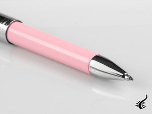 Aurora TU Ballpoint pen, Resin, Chrome trim, Rose, T31CP