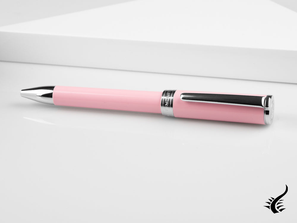 Stylo à bille Aurora TU, Résine, Finition chromée, Rose, T31P