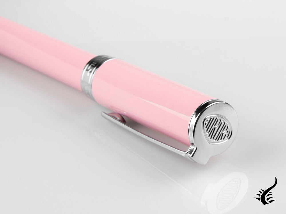 Aurora TU Ballpoint pen, Resin, Chrome trim, Rose, T31P