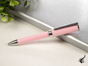 Stylo à bille Aurora TU, Résine, Finition chromée, Rose, T31P