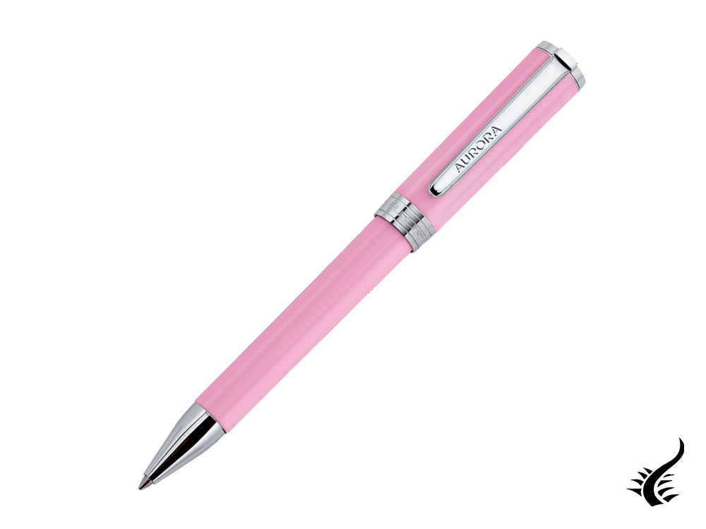 Aurora TU Ballpoint pen, Resin, Chrome trim, Rose, T31P