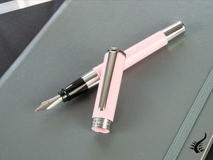 Stylo plume Aurora TU, résine, finition chromée, rose, T11P