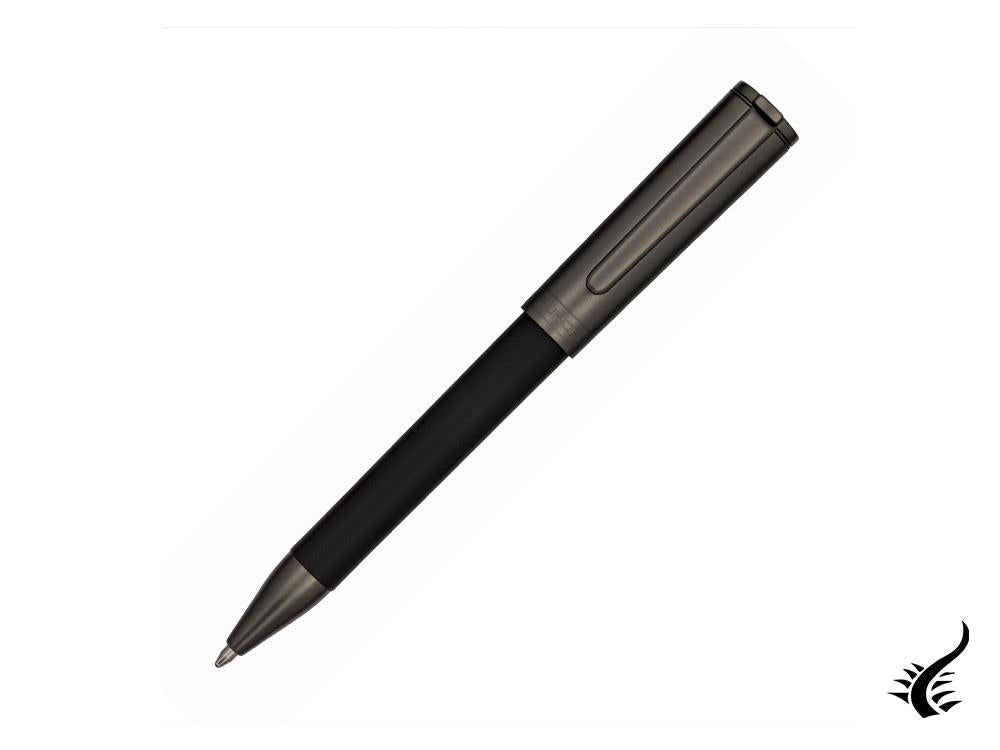 Aurora TU Full Metal Black Ballpoint pen, Resin, Ruthenium trim, Black, T30_CRN