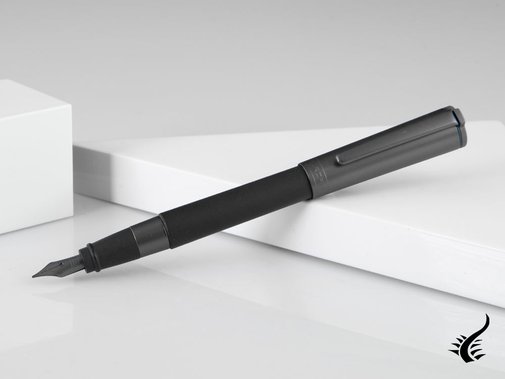 Stylo plume Aurora TU Full Metal Black, ruthénium, noir, T10-CRN