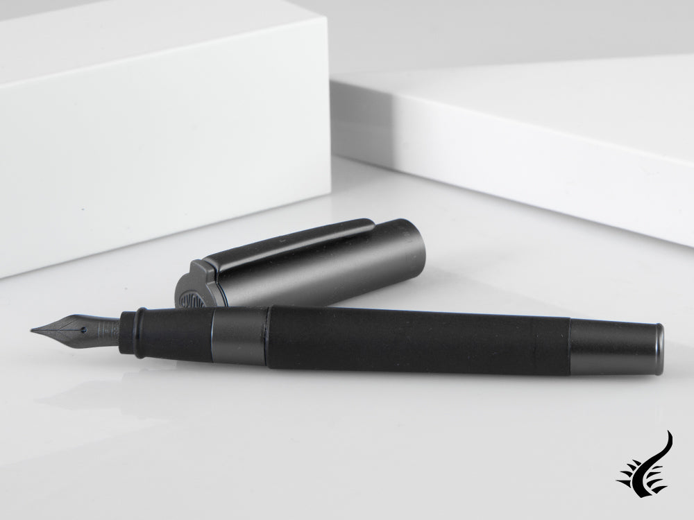 Stylo plume Aurora TU Full Metal Black, ruthénium, noir, T10-CRN