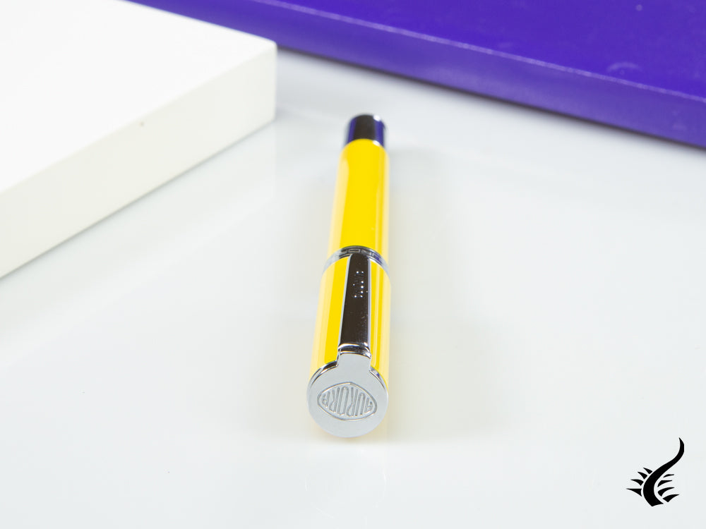 Aurora TU Roller Ball Pen - Yellow Resin Body - T71Y