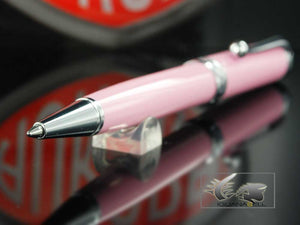 Aurora Talentum Ballpoint pen, Resin, Pink, Chrome Trim, D31P