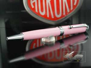 Aurora Talentum Ballpoint pen, Resin, Pink, Chrome Trim, D31P