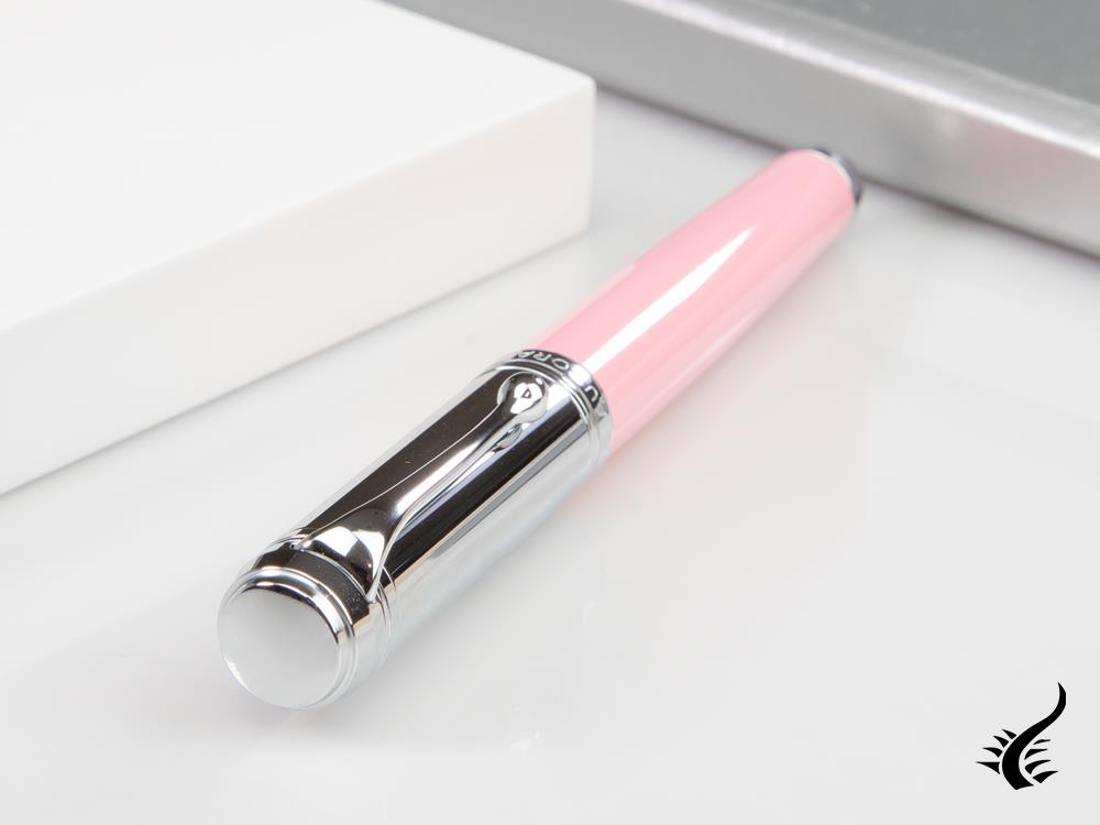 Aurora Talentum Big Fountain Pen, Resin, Pink, d11cp