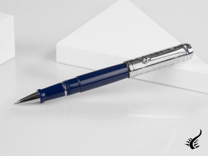 Stylo roller Aurora Talentum Dedalo, Résine, Bleu, Édition limitée, D71-CDB