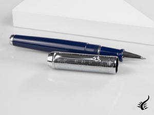 Stylo roller Aurora Talentum Dedalo, Résine, Bleu, Édition limitée, D71-CDB