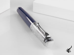 Stylo roller Aurora Talentum Dedalo, Résine, Bleu, Édition limitée, D71-CDB