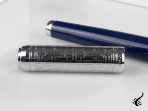 Stylo roller Aurora Talentum Dedalo, Résine, Bleu, Édition limitée, D71-CDB