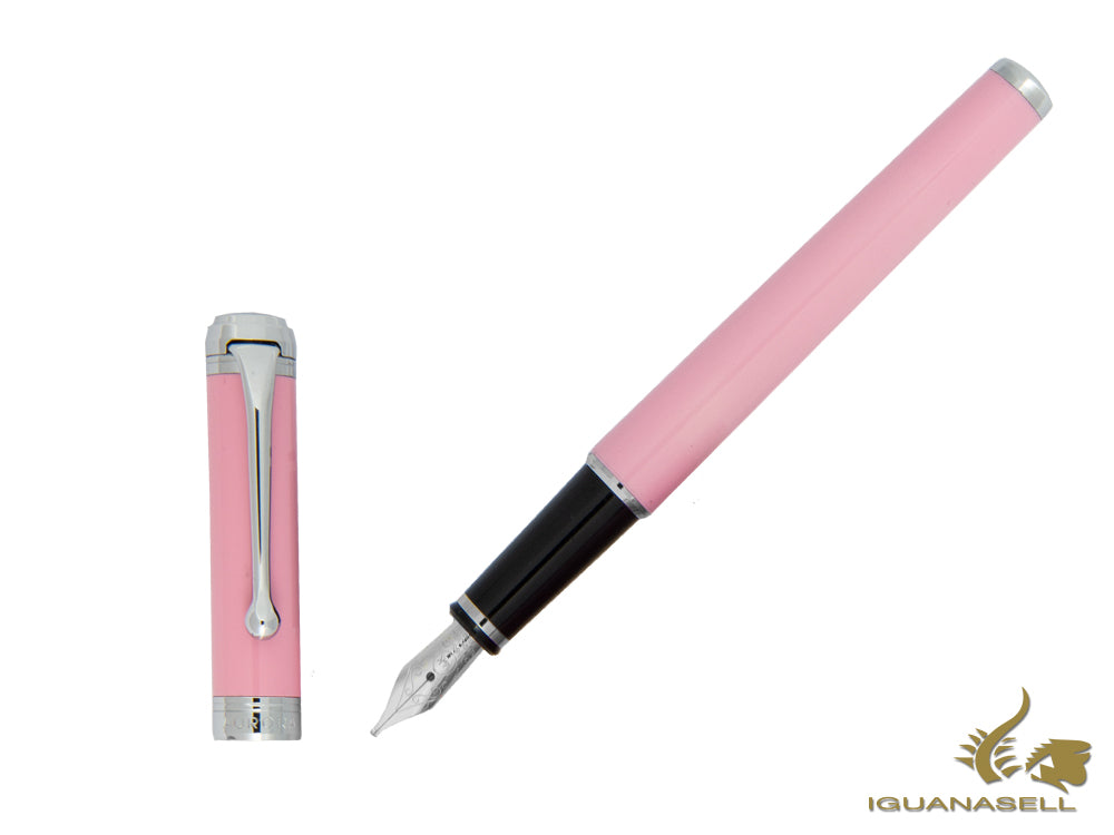 Aurora Talentum Finesse Fountain Pen, Resin, Chrome trim, Rose, D13P