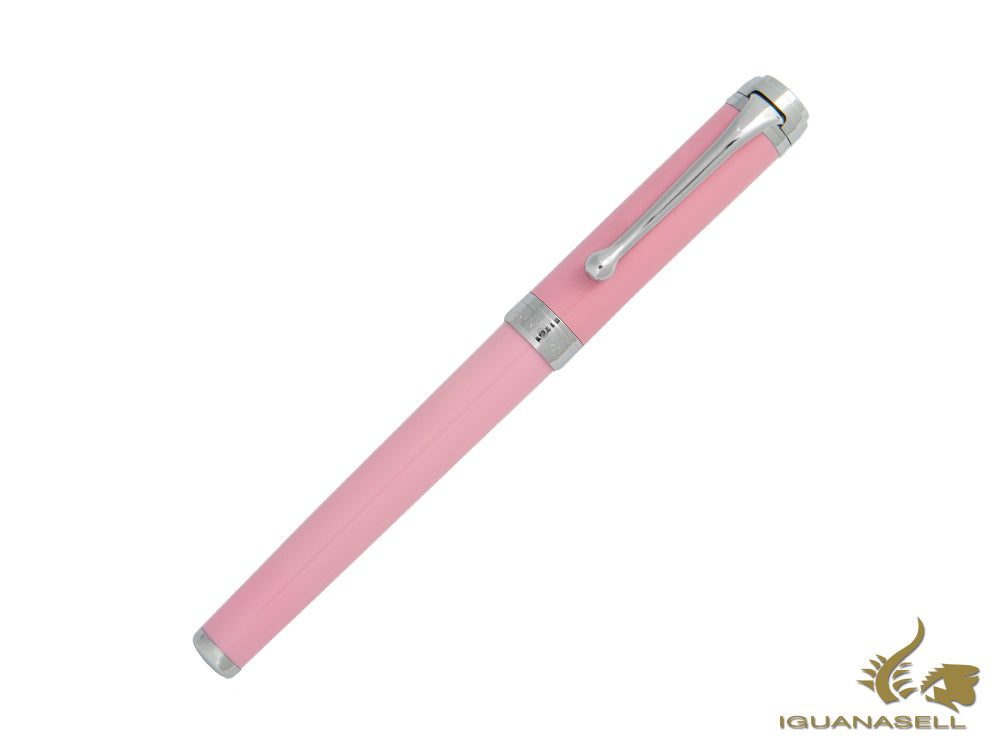 Stylo plume Aurora Talentum Finesse, résine, finition chromée, rose, D13P