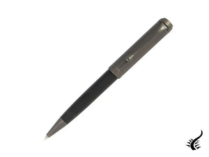 Aurora Talentum Full Metal Black Ballpoint pen, Resin, Black, Ruthenium, D30-CRN