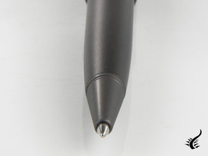 Aurora Talentum Full Metal Black Ballpoint pen, Resin, Black, Ruthenium, D30-RN