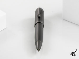 Aurora Talentum Full Metal Black Ballpoint pen, Resin, Black, Ruthenium, D30-RN