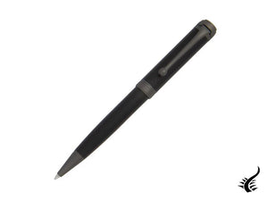 Aurora Talentum Full Metal Black Ballpoint pen, Resin, Black, Ruthenium, D30-RN