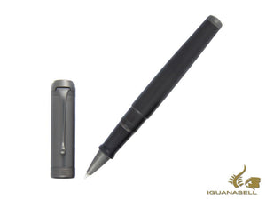 Aurora Talentum Big Full Metal Black Rollerball pen, Resin, Black, D70-CRN