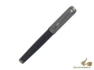 Stylo roller Aurora Talentum Big Full Metal Black, Résine, Noir, D70-CRN