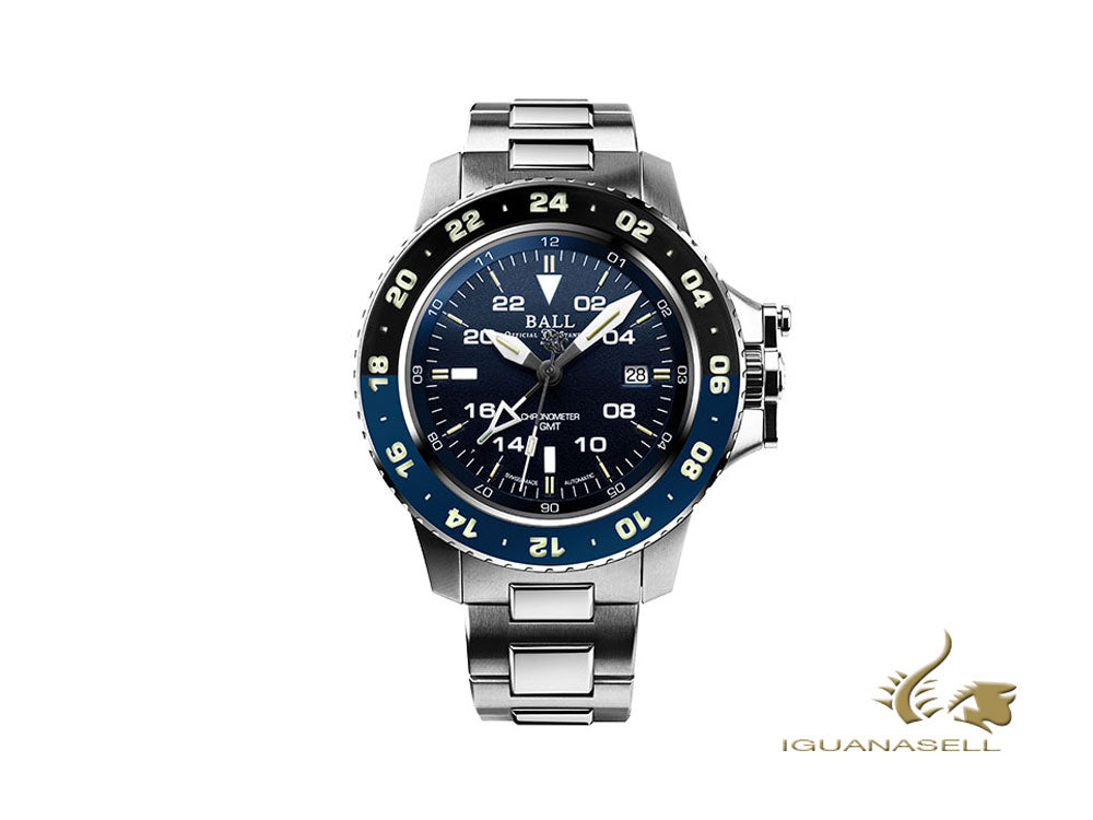 Montre automatique Ball Engineer Hydrocarbon Aero GMT II, ​​édition limitée, DG2018C-S5C-BE