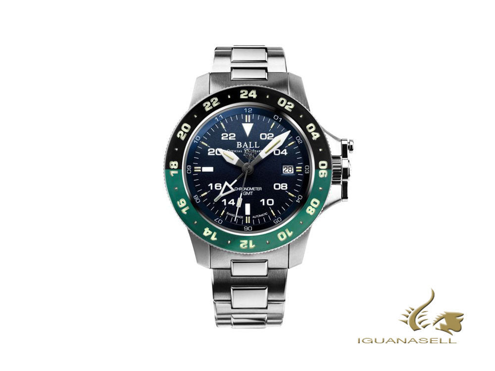 Montre automatique Ball Engineer Hydrocarbon AeroGMT II, ​​40 mm, DG2118C-S11C-BE