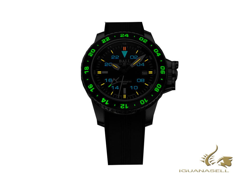 Ball Engineer Hydrocarbon AeroGMT II Automatic Watch, 42 mm, Chronograph