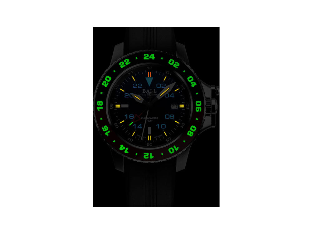 Ball Engineer Hydrocarbon AeroGMT II Automatic Watch, COSC,  DG2018C-P3C-BK