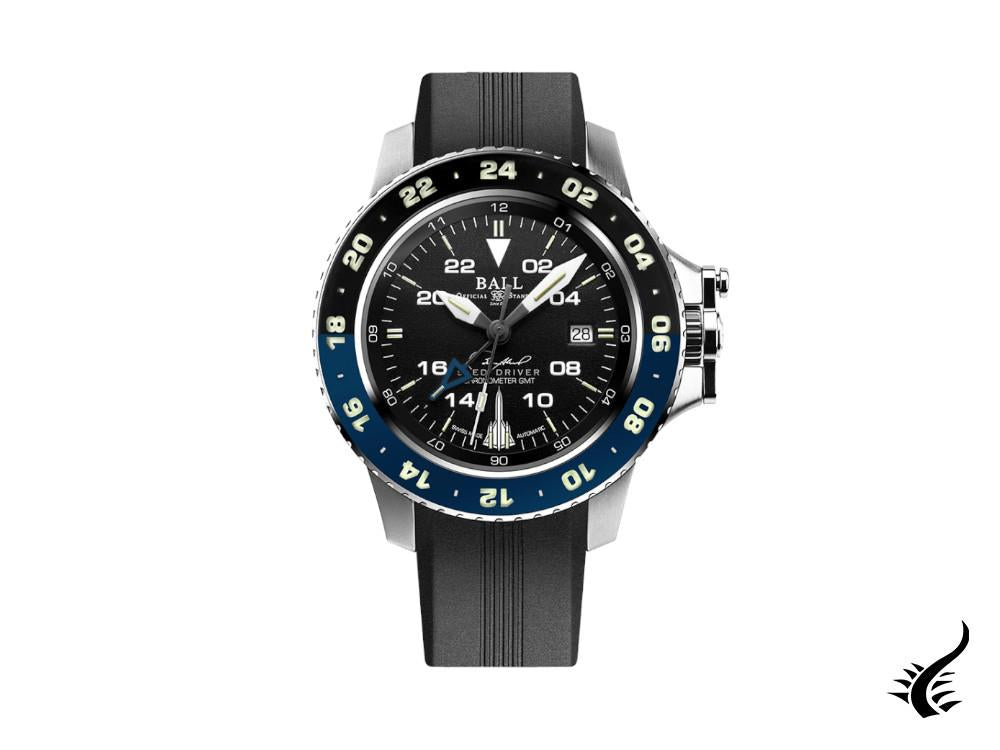 Montre automatique Ball Engineer Hydrocarbon AeroGMT Sled Driver, noire, COSC