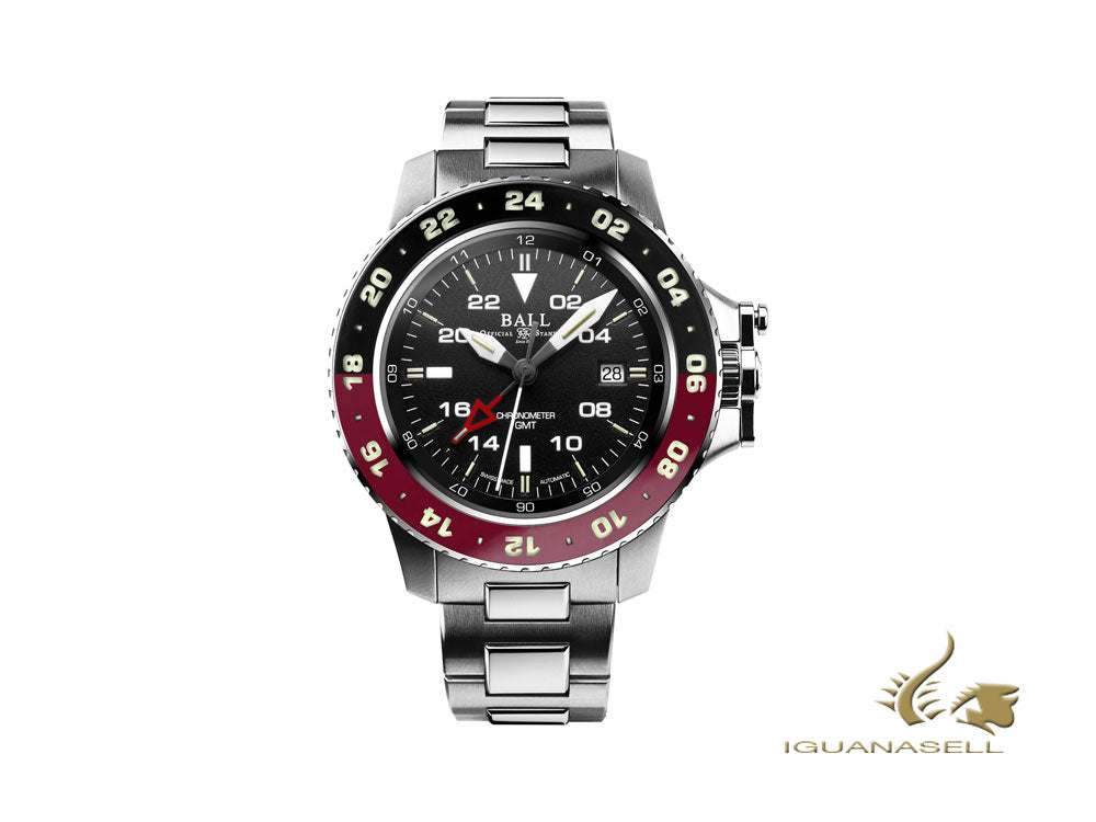 Ball Engineer Hydrocarbon Automatic Watch AeroGMT II COSC, DG2018C-S3C-BK