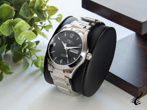 Montre Ball Engineer II Ohio, Ball RR1102, noir, bracelet en acier, 40 mm.