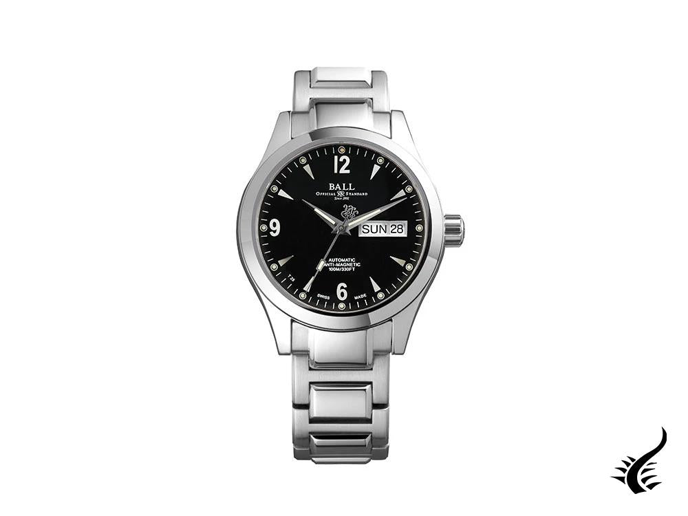 Ball Engineer II Ohio Watch, Ball RR1102, Black, Steel bracelet, 40mm.