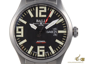 Montre automatique Ball Engineer Master II, 46 mm, noire, métal Mu