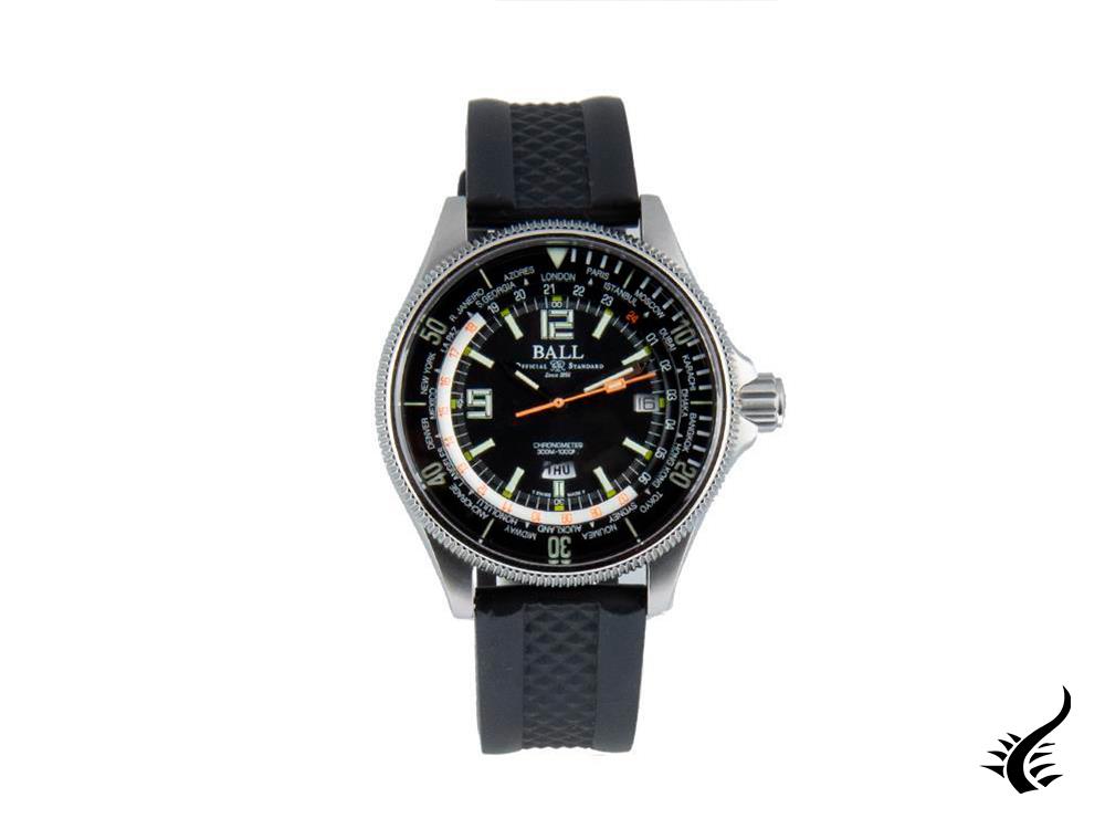 Montre automatique Ball Engineer Master II Diver Worldtimer, COSC, DG2232A-PC-BK