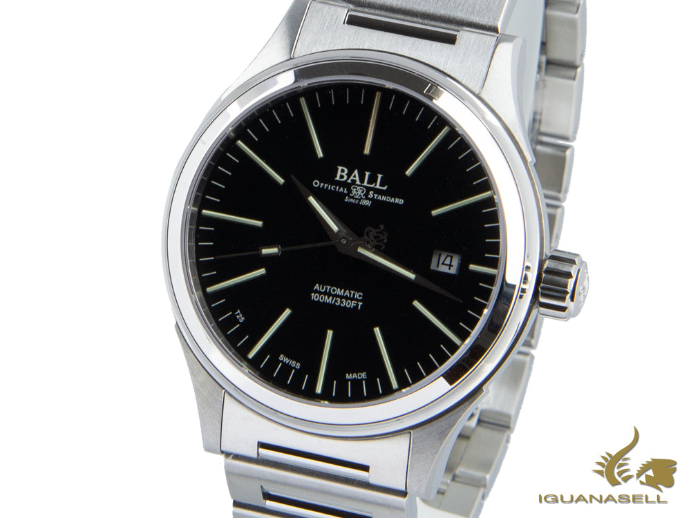 Ball Fireman Enterprise Automatic Watch, Ball RR1103, Black, NM2098C-S20J-BK