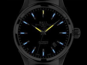 Montre automatique Ball Fireman Victory, acier inoxydable, NM2098C-P3J-BK