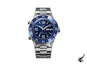 Montre automatique Ball Roadmaster Marine GMT, bleu, 40 mm, LE, DG3030B-S6CJ-BE