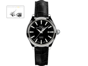 Montre femme Ball Trainmaster Eternity, Ball RR1104, noire, bracelet en cuir