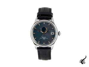 Montre automatique Ball Trainmaster Moon Phase pour femme, Ball RR1801, bleu