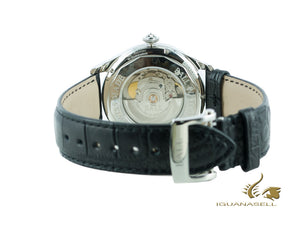 Montre Ball Trainmaster Moon Phase, Ball RR1801, bleue, NM3082D-LLFJ-BE, à rabat