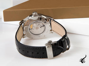 Montre Ball Trainmaster Roman, Ball RR1102, Gris, Bracelet en cuir