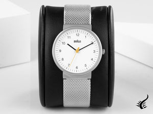 Braun Classic lady Quartz watch, White, 33mm. BN0031-WHSLMHL