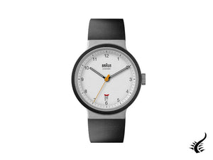 Braun Gents Automatic Watch, 40 mm, White, Rubber strap, BN0278WHBKG