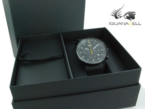 Braun Prestige Quartz watch, Chronograph, Black, 43mm. BN00095-BKBKBTG