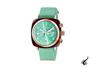 Briston Clubmaster Classic Quartz Watch, Green, 40 mm, 19140.PRA.T.29.NGW