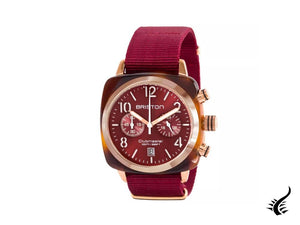 Briston Clubmaster Classic Quartz Watch, Red, 40 mm, 15140.PRA.T.8.NBDX