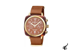 Briston Clubmaster Classic Terracotta Quartz Watch, 40 mm, 20140.PYA.T.38.NTC